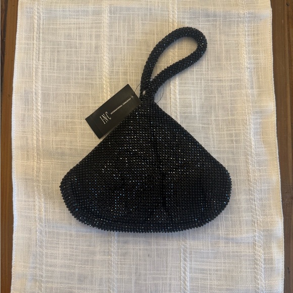 NWT INC International Concepts Black Beaded Wristlet - Picture 2 of 5